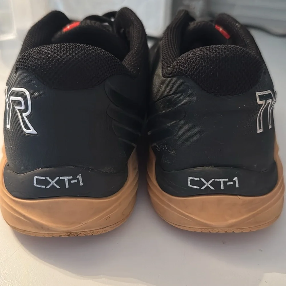 TYR CXT-1 Trainers Gym Shoes Athletic Sneakers Black Red Gum Sole Sz 10 - Picture 6 of 9